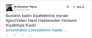 Gülseren Topuz: PKK’s Fancy in Women’s Clothes is Interesting